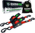 1" x 10' Retractable Ratchet Straps