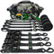 1.6" x 8' HD Ratchet Tie-Down Set (4-Pack) + HD Storage Bag (Camo)