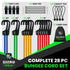 28 Piece Bungee Cord Set