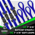 1" x 15' Ratchet Tie-Down Set (4-Pack)